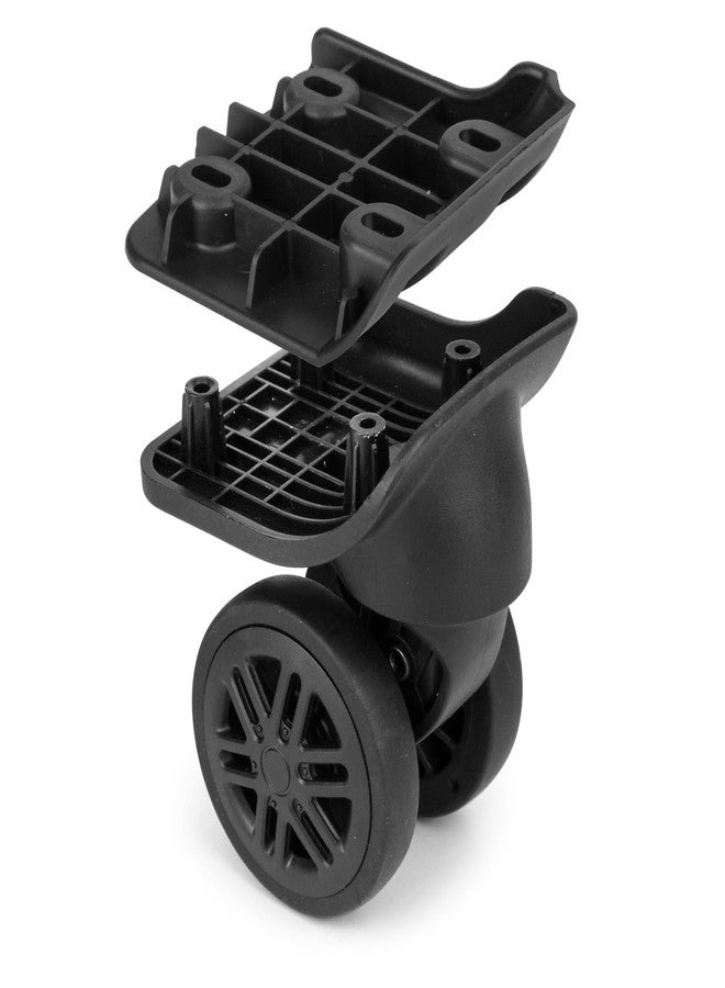 Zoofen Suitcase Wheels Swivel Casters Luggage Wheels Replacement with 4 Screw Holes (W044-B,2 pcs) - Image 5